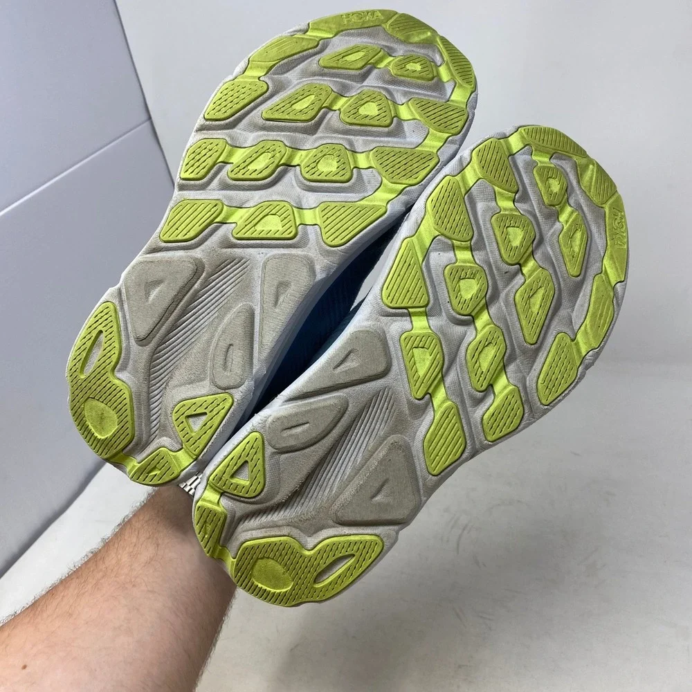 Hoka Clifton 9 Women 8.5 Running Shoes Dream Blue Ice Water Pink 1127896-DNK